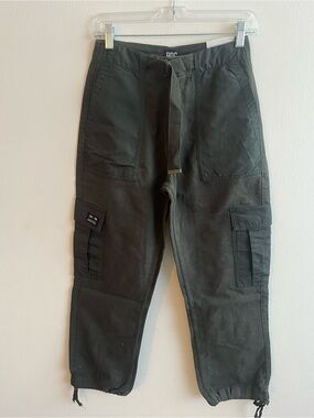 BDG Dark Olive Cargo Pants with Utility Pockets